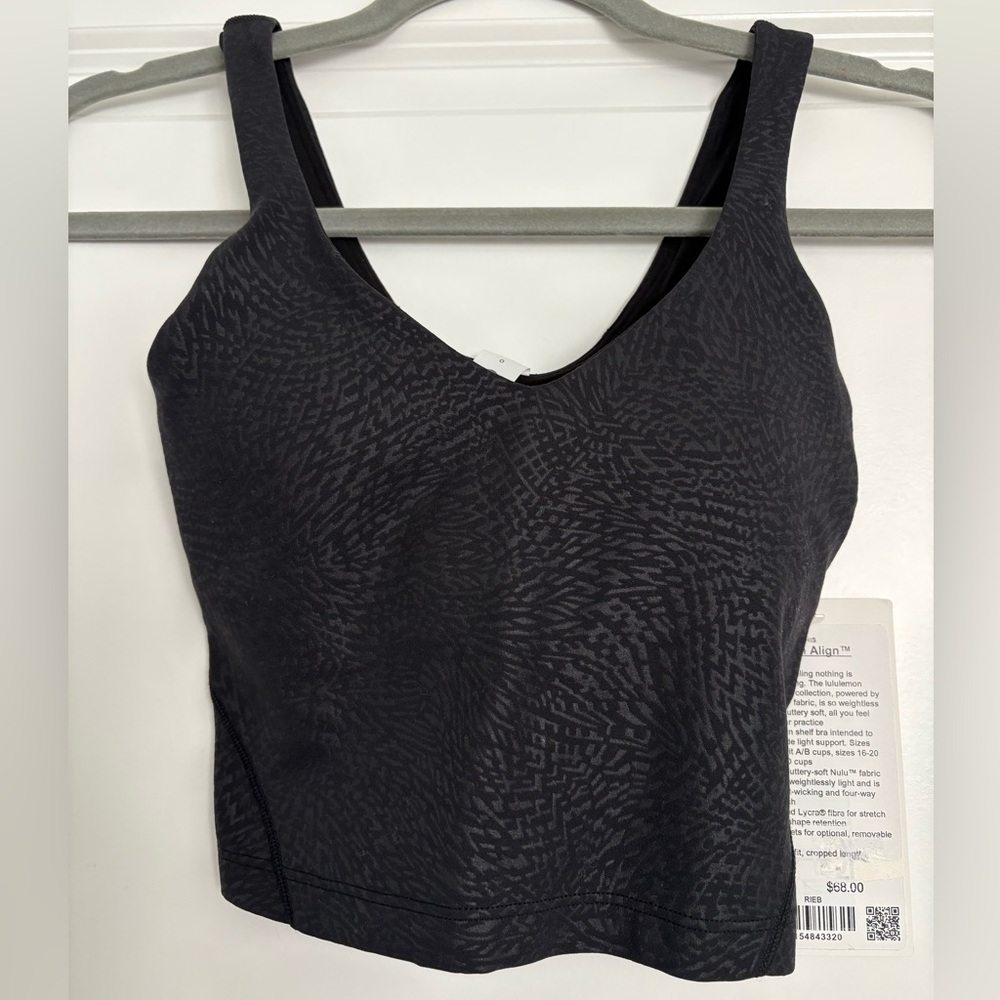 Lululemon Black AlignTextured Tank Top